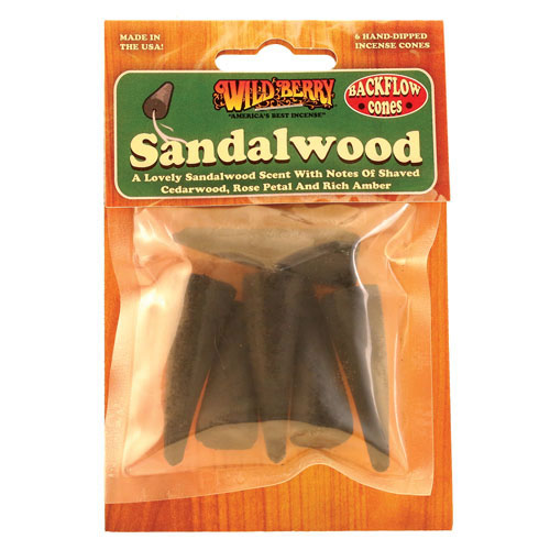 Wildberry Sandlewood Back Flow Incense Cones